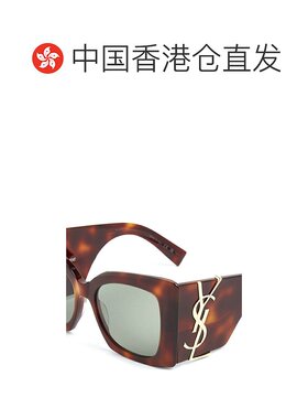 1h可退 香港直邮潮奢 Saint Laurent 圣罗兰 女士 Blaze 玳瑁太阳