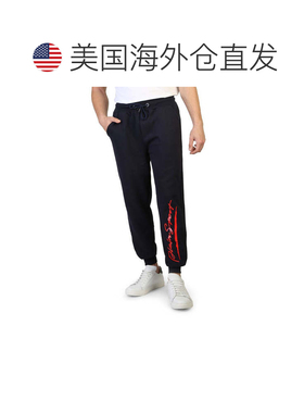 自营Plein Sport Cotton Joggers (Workout Men's Pants) - blue