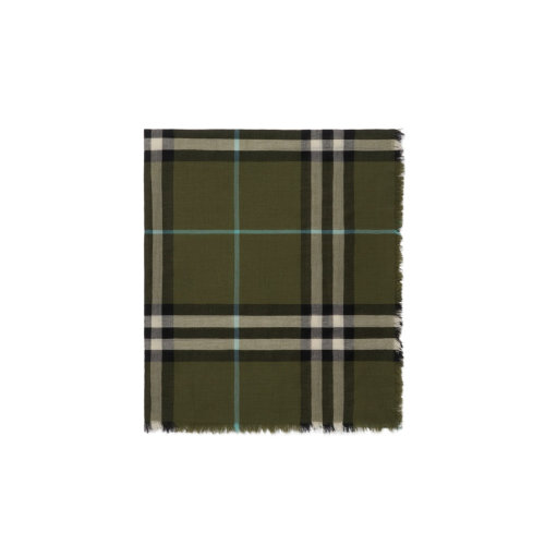 香港直邮Burberry 格纹围巾 81124911博柏利羊毛【付后1h可退】 - 图0