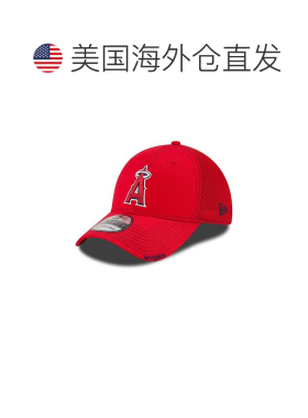 自营new era新时代MLB洛杉矶天使Neo合身棒球帽-猩红色-小/中-红
