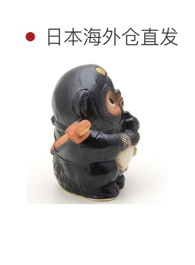 【日本直邮】信乐烧忍者狸猫 No.5 黑色