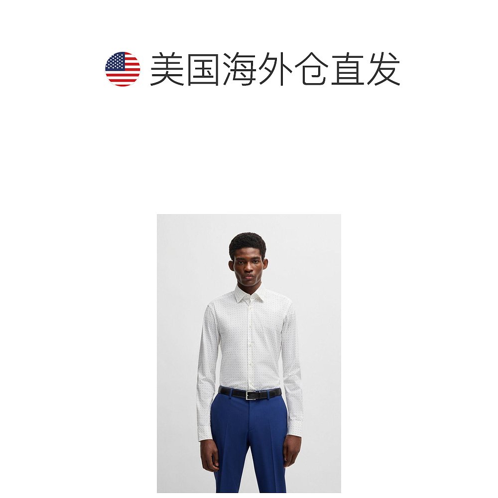 1h可退 【美国直邮】hugo boss 男士 衬衫新款 - 图1