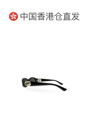 香港直邮GUCCI 女士眼镜 GG1660S001 SS2025 黑色 Gucci Sunglass