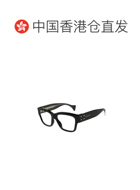 1h可退 香港直邮GUCCI 女士眼镜 GG1705O001 CO 黑色 全框平光镜