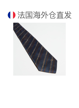 欧洲直邮GUCCI(古驰) Cravate en soie detail Mors GG