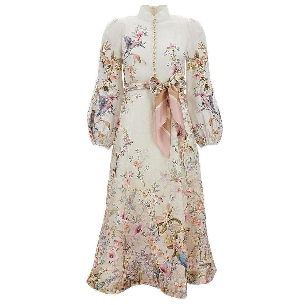 ZIMMERMANN 女士 Rebellion 羈扣中長洋裝 9143DC261C - 图2