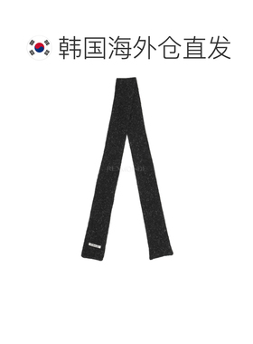 韩国直邮AURALEE 羊绒针织披肩（A26AM11NE 混色黑色） 围巾