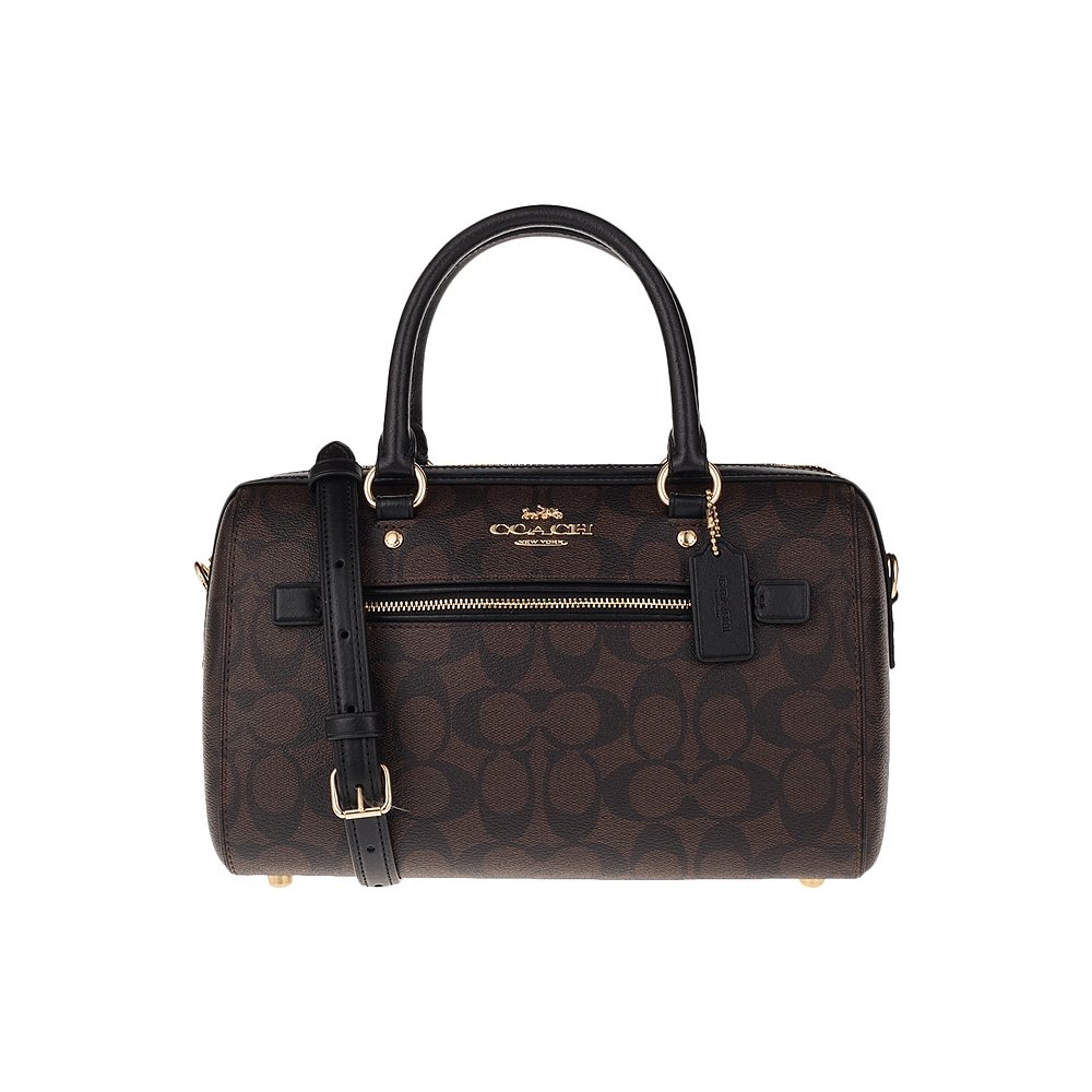 天猫国际海外直购美国直邮 COACH 蔻驰 热销款 女士手提单肩斜挎波士顿桶包F799460