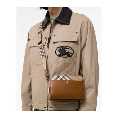 1h可退 香港直邮BURBERRY/博柏利 男士 Pop格纹斜挎包 26FW - 图2
