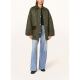1 ຊົ່ວໂມງຄືນເງິນໄດ້ Barbour Women's Outdoor Windbreaker 100292940816000 CO Green ALDBURGH