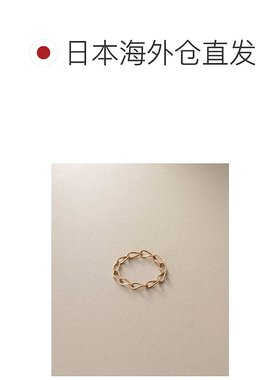 日潮跑腿COCOSHNIK K18 长 kihei 链环戒指 405-66386配饰饰品