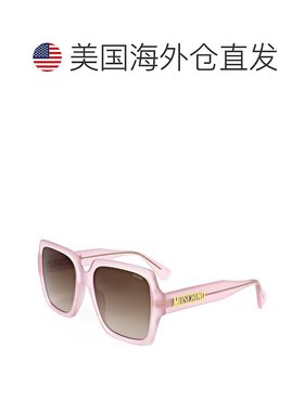 自营 Moschino女式56毫米棕色太阳镜-粉红色 美国奥莱直发