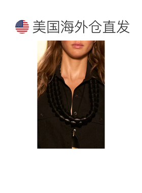 1h可退 美国直邮Michael Kors 迈克高仕 女士 皮革珠饰项链