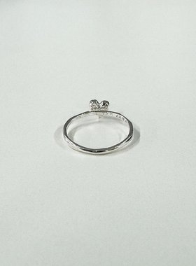 CIAOPANIC女士简约心形925银戒指 CPZ1041111B0002