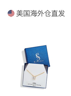 自营 savvy cie jewelsVermeil 诞生石项链 四月 美国奥莱直发