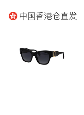 香港直邮MARC JACOBS 女士太阳镜 MARC762S807 AW2025 黑色 Marc