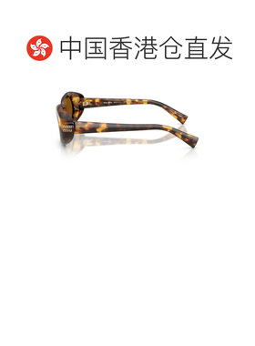 1h可退 香港直邮MIU MIU 女士眼镜 MUB09S14L20V CO 棕色 全框太