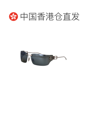 1h可退 香港直邮BALENCIAGA 女士太阳镜 BB0485SA003 SS2026 银色