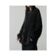 1h refundable Japanese direct mail Alfred Alex men and women same style fluff knitted round neck pullover retro mix