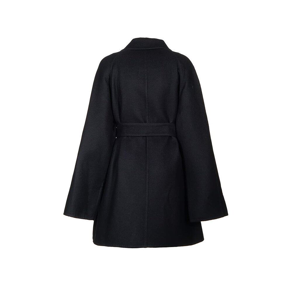 GIVENCHY 女士大衣 BWC0A313QY002-0 AW2022 黑色 Black/grey Coa - 图0