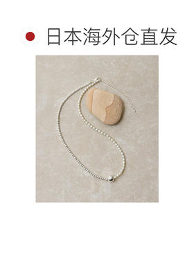 日本直邮ear PAPILLONNER 女士 半珍珠短项链 金属珠点缀优雅百搭