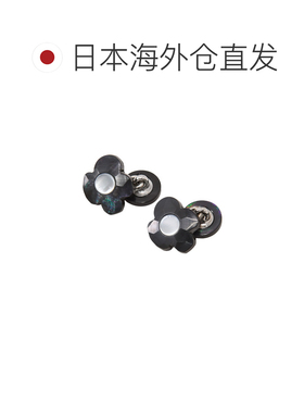 日本直邮LARDINI 袖扣 9BOX29C331 男女通用 天然贝壳 链条式 黑