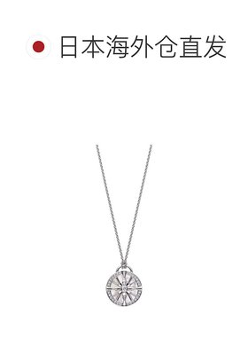 日潮跑腿Mikimoto御木本 女款钻石圆盘表盘项链 白金 65cm GP-960