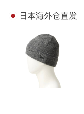 日本直邮NEW ERA 男女通用帽子比尼里纽羊毛仿皮草深灰色14668916