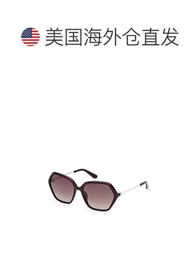 自营Guess Resin Women's Sunglasses - brown 美国奥莱直发