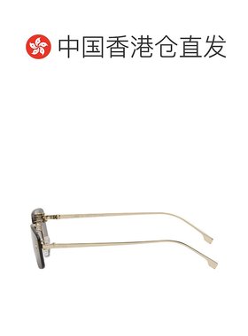 1h可退 香港直邮潮奢 Fendi 芬迪 女士 金色 First Crystal 太阳