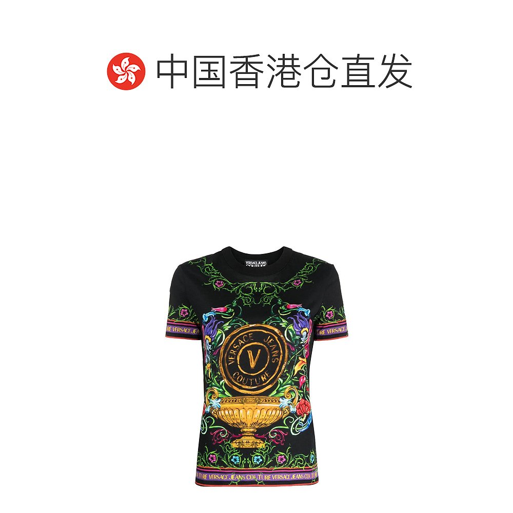 香港直邮VERSACE JEANS 女士衬衫 74HAH6A3JS171G89 - 图1