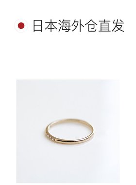1h可退 日本直邮cui-cui 钻石三石戒指 K10YG 759668
