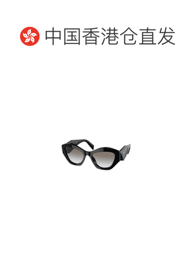 香港直邮PRADA 女士眼镜 PR07YS1AB0A7A SS2026 黑色 Symbole徽标