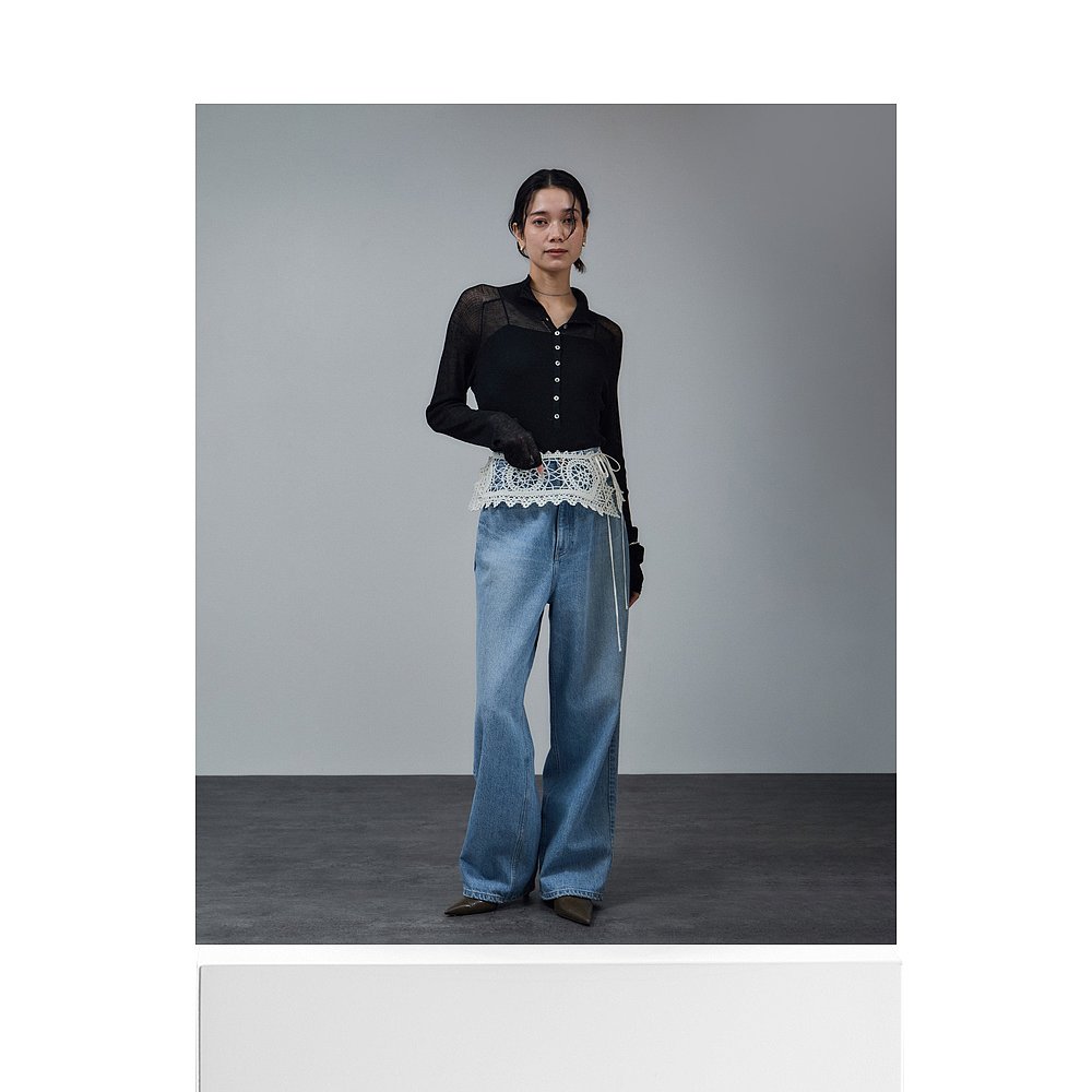 1h可退 日本直邮SALON adam et rope' 女士 刺绣装饰 多用领饰 2W - 图3