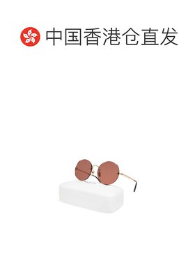 1h可退 香港直邮CHLOÉ 女士太阳镜 CH0254S0002 CO 金色 Sunglass