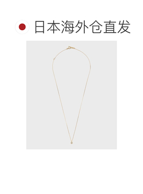 日本直邮NOJESS 女士K10单钻新芽雕花项链0.08ct 30243116035
