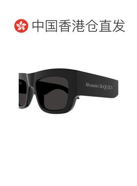 香港直邮mcqueen 亚历山大 麦昆 男士 徽标太阳镜 AM0449S