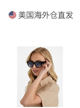 自营guess塑料圆角方形太阳镜 - 银色 【美国奥莱】直发