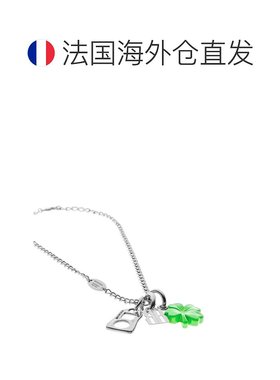 自营欧洲直邮Balenciaga巴黎世家 Carousel女士幸运草BB标识吊坠