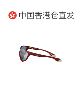 香港直邮GUCCI 男士太阳镜 GG2018S006 AW2025 古驰红色配饰