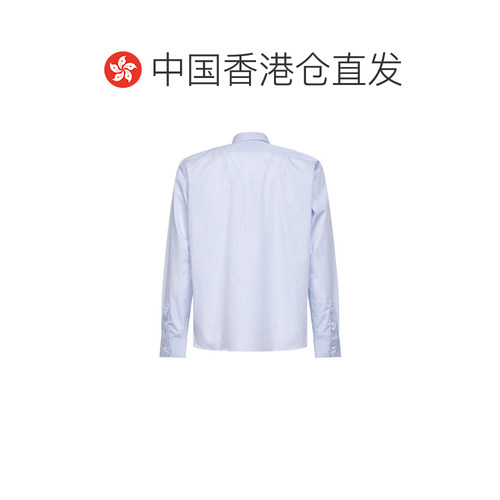 香港直邮PRADA 男士衬衫 UCN666OOO189FF0X24 SS2026 浅蓝色 - 图1