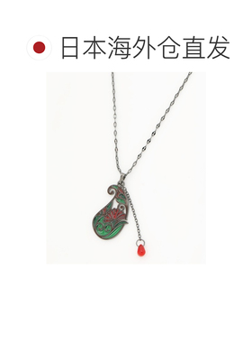 1h可退 日本直邮CAYHANE 女士彩色玻璃风格吊坠项链 CSOZ5101