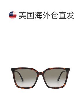 自营Jimmy Choo Grey Gradient Square Ladies Sunglasses TOTTA/