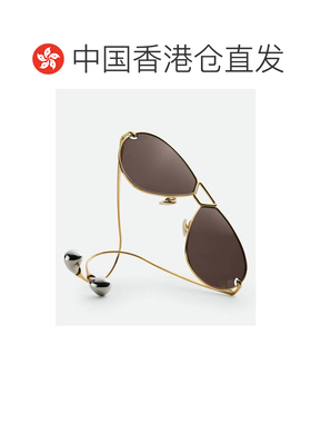 香港直邮Bottega Veneta 水滴形飞行员太阳镜 861369V4450