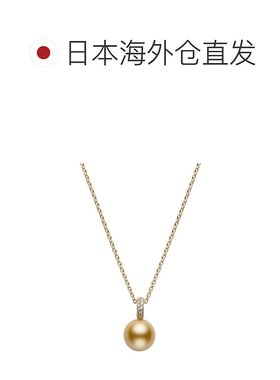日潮跑腿MIKIMOTO御木本 白色南洋珍珠钻石吊坠 YGK18黄金 珍珠约