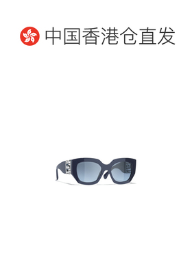 1h可退 香港直邮CHANEL 女士眼镜 CH55451462S2 CO 蓝色 全框太阳