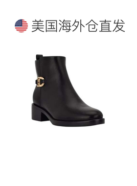 自营Tommy Hilfiger Imiera Boots Women's Black Faux Leather S