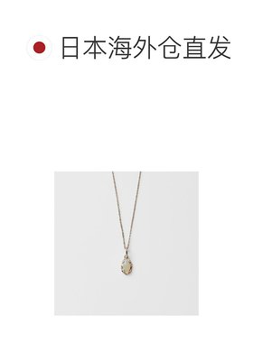 日本直邮日潮 agete 阿卡朵K10蛋白石吊坠白色 均码饰品