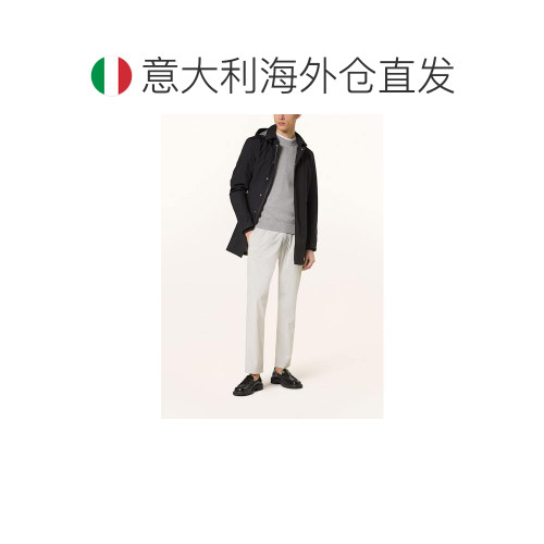 欧洲直邮HERNO 男士大衣 100169847013000 CO 黑【付后1h可退】 - 图1
