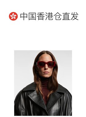 1h可退 香港直邮潮奢 Celine 思琳 女士 Triomphe 加大号矩形太阳